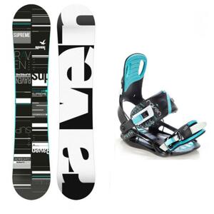 Raven Supreme 2018 black/mint dámský snowboard + vázání Raven Starlet black/mint - 142 cm + S (EU 35-39)