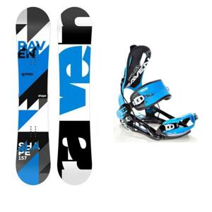 Raven Shape blue snowboard + vázání Raven Fastec FT 270 blue - 151 cm + XL (EU 45-47)