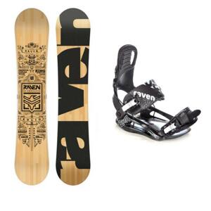 Raven Solid 2018 snowboard + vázání Raven S220 black - 152 cm + S (EU 35-39)