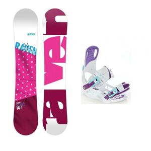 Raven Style Pink 2018 dámský snowboard + vázání Raven Starlet White - 140 cm + S (EU 35-39)
