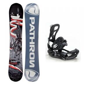 Pathron Legend snowboard + vázání Pathron Team XT fastec - 162 cm Wide + M (EU 39–41)
