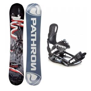 Pathron Legend 17/18 snowboard + vázání Raven S220 black - 156 cm + S (EU 35-39)