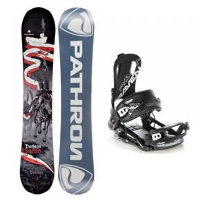 Pathron Legend snowboard + vázání Raven Fastec FT 270 black - 162 cm Wide + L (EU 42-44)