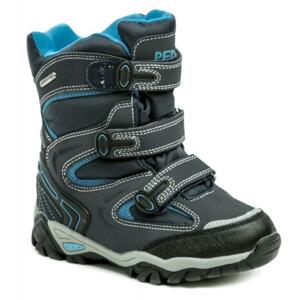 Peddy P1-531-37-05 modré dětská zimní boty - EU 33