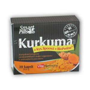 VitaHarmony SmartPills Kurkuma + ALA 30 kapslí
