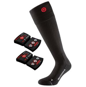 Lenz Heat Sock 4.0 Set vyhřívané ponožky - M - černá