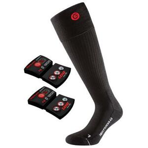 Lenz Heat Sock 4.0 Set vyhřívané ponožky černá - M