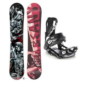 Beany Hell snowboard + vázání Raven Fastec FT 270 - 115 cm + XL (EU 45-47)