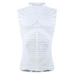 Force F Tropic triko funkční bez rukávů bílé - bílé L-XL