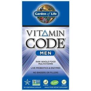 Garden of Life Vitamin Code Men - multivitamín pro muže 120 kapslí