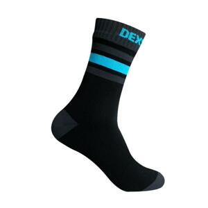 DexShell Ultra Dri Sport Sock nepromokavé ponožky - L - Black/Aqua