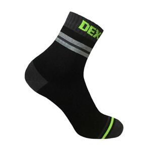 DexShell Pro Visibility Cycling Sock nepromokavé ponožky - M - Hi-vis Yellow Stripe