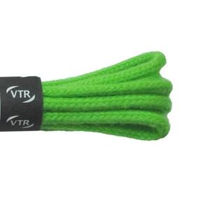 VTR Kulaté zelené bavlněné tkaničky 90 cm