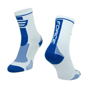 Force Ponožky LONG bílo-modré - bílo-modré S-M/36-41