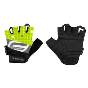 Force SQUARE fluo rukavice - fluo XS
