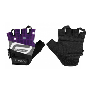 Force SQUARE fialové rukavice - M