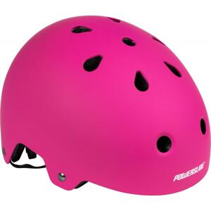 Powerslide Urban inline helma - bílá-růžová, 50-54cm