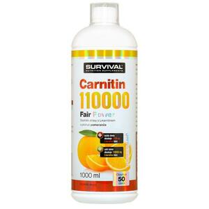 Survival Carnitin 110000 1000 ml - pomeranč