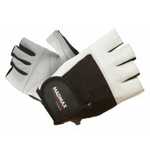 MadMax rukavice Fitness MFG444 černobílé - L