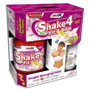 Amix Shake4 Fit & Slim 1000 g + Carniline 480 ml - vanilka