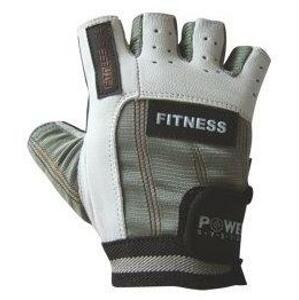 Power System fitness rukavice Fitness bílošedé - S