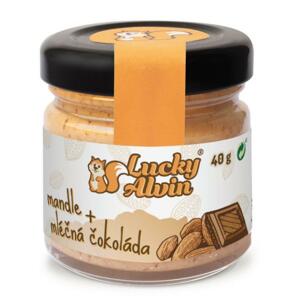 Lucky Alvin Mandlové máslo ochucené 40 g - mléčná čokoláda