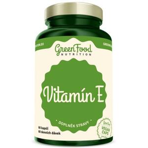 GreenFood Vitamín E vegan 60 kapslí