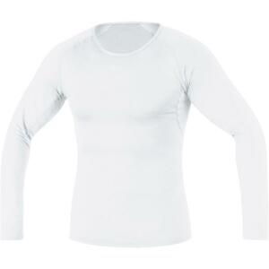 Gore M Base Layer Long Sleeve Shirt funkční triko - white L