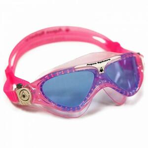 Aqua Sphere Plavecké brýle VISTA - dětské, modré skla - růžová/bílá