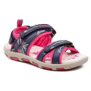 Peddy PY-512-37-02 modro růžové dívčí sandálky - EU 24