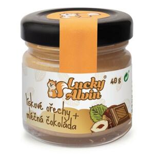 Lucky Alvin Lískové ořechy ochucené 40 g - mléčná čokoláda