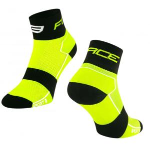 Force ponožky SPORT 3 fluočerné - fluo-černé L-XL/42-46