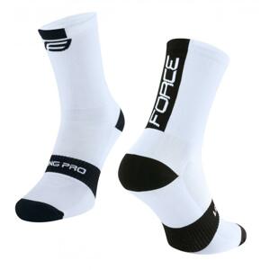 Force ponožky LONG PRO bíločerné - L-XL/42-46