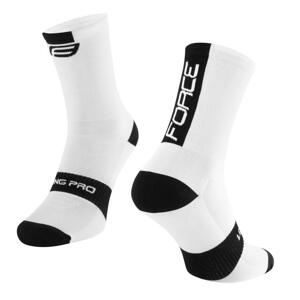 Force ponožky LONG PRO bíločerné - bílo-černé L-XL/42-46