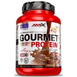 Amix GOURMET PROTEIN 1000 g - bílá čokoláda - jahoda