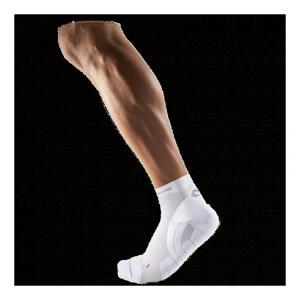 McDavid 8835 Team Socks Low-Cut kompresní ponožky - L - bílá