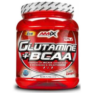 Amix Nutrition Glutamine + BCAA 500 g - bez příchutě