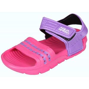 Aqua-speed Noli sandals pink purple - EU 24 - růžová