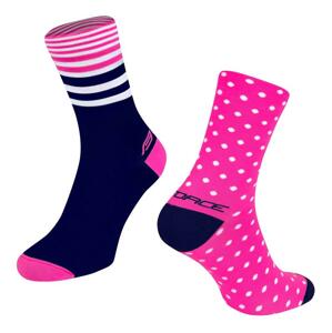 Force ponožky SPOT růžmodré - růžovo-modré XXS-XS/30-35