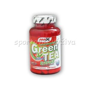 Amix Green TEA Extract with vitamin C 100 kapslí