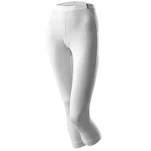 Löffler 3/4 TRANSTEX WARM 2015 bílé spodní kalhoty - 40/L - bílá