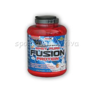 Amix Whey Pure Fusion Protein 2300g + Hydro Beef 40g akce - wild choco cherry - Double white chocolate