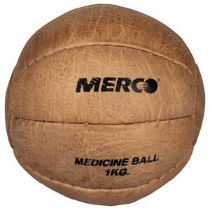 Merco Leather kožený medicinální míč - 5 kg