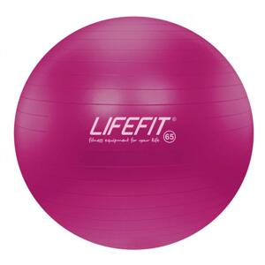 Lifefit Gymnastický míč Anti-burst 65 cm bordó