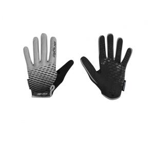 Force KID MTB ANGLE šedo-černé letní rukavice - XL