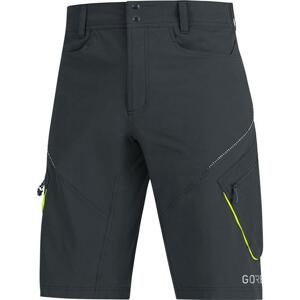 Gore C3 Trail Shorts - black XL - černá/žlutá