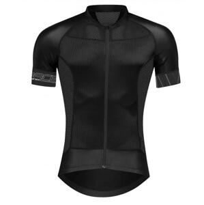 Force SHINE černý cyklistický dres - krátký rukáv - 3XL