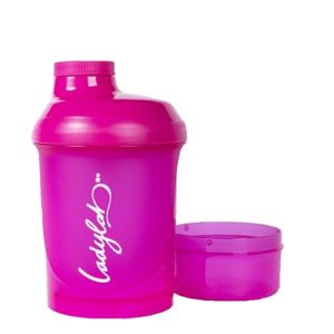 Ladylab Shaker 300 ml + 150 ml - růžová