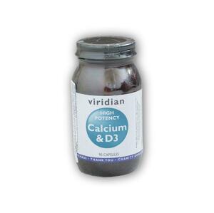 Viridian High Potency Calcium,D3 90cps
