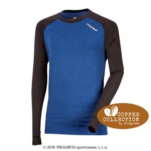 Progress CC NDR pánské funkční tričko s dlouhým rukávem - XL-antracit/modrá